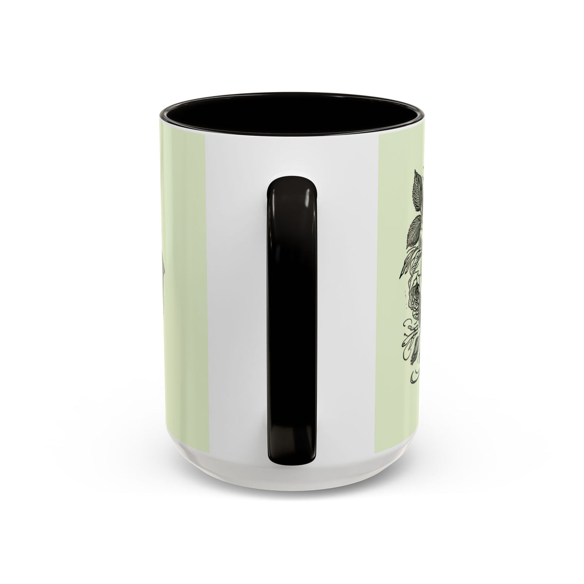 Most Ardently script banner floral Mug | Pink 11 or 15 oz.