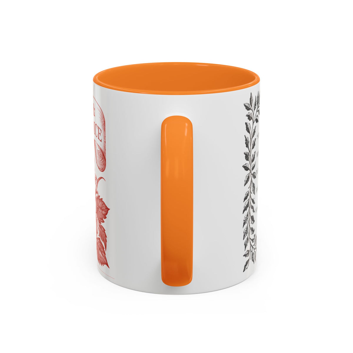 "...follies and nonsense" Elizabeth Bennet Quote  —  Pride & Prejudice Floral Mug (11oz/15oz)