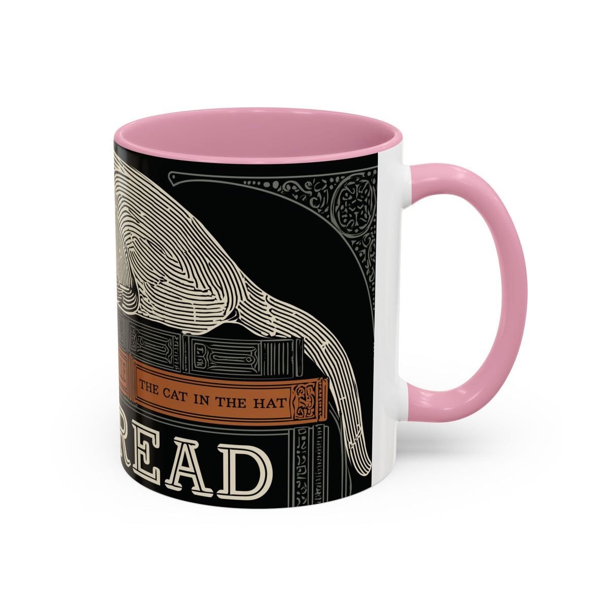Bookstore Cat-Well Read Cat Mug | Literary Cat Stack Mug