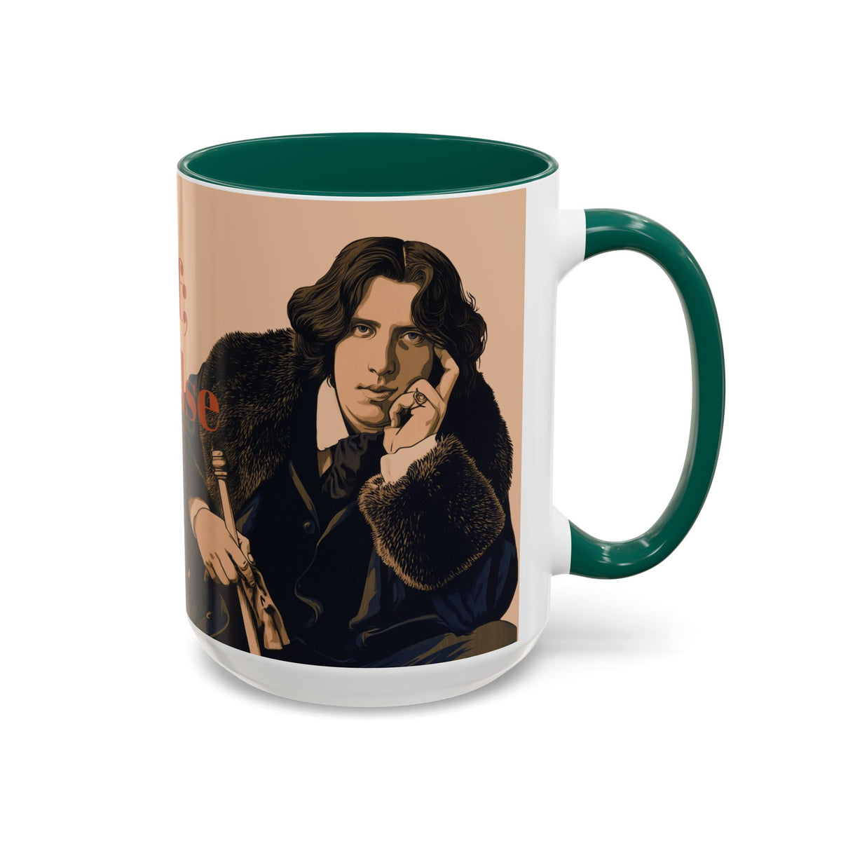 Oscar Wilde Quote Mug — "Be Yourself; Everyone Else Is Taken" Ceramic Coffee Cup (11oz/15oz)