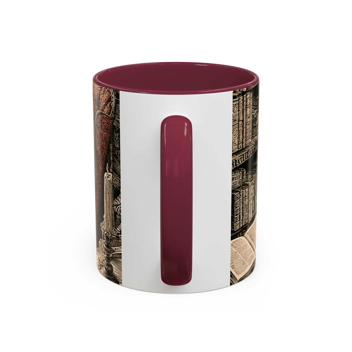 Edgar Allan Poe Raven Portrait Mug | Ceramic Coffee Cup