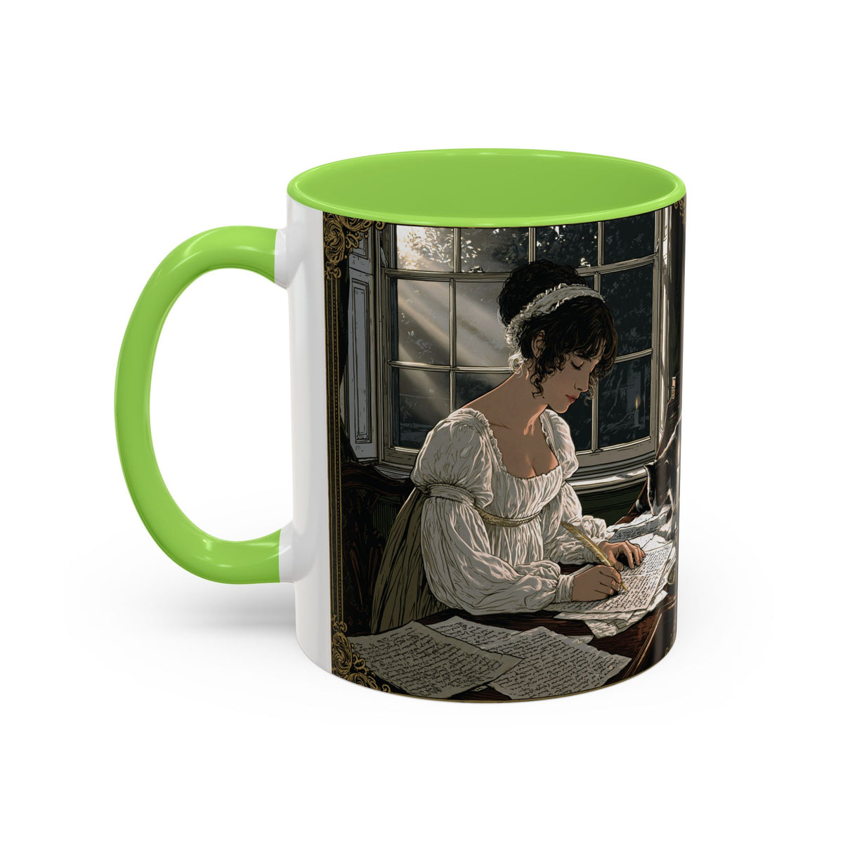 Jane Austen Quote Mug — “Every woman should write...” (11oz & 15oz)