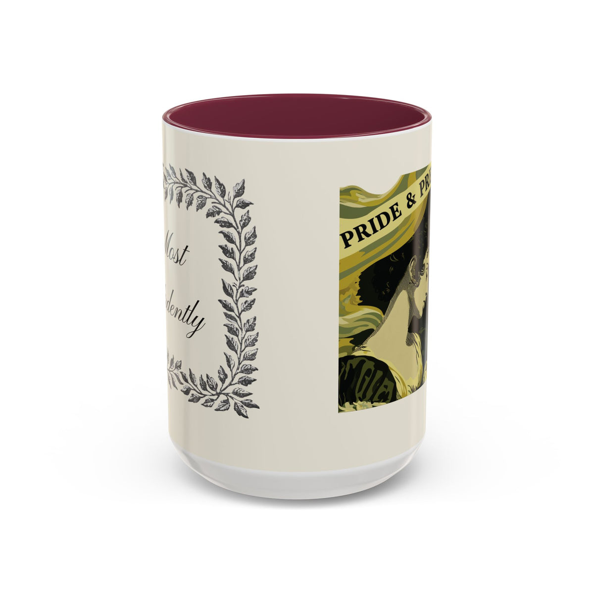 Pride & Prejudice Ceramic Mug – Jane Austen Vintage Romance Coffee Cup