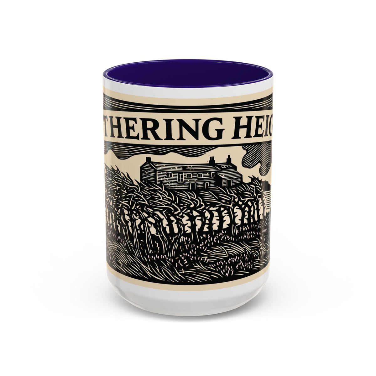 Wuthering Heights Coffee Mug | Emily Brontë Literary Design Mug