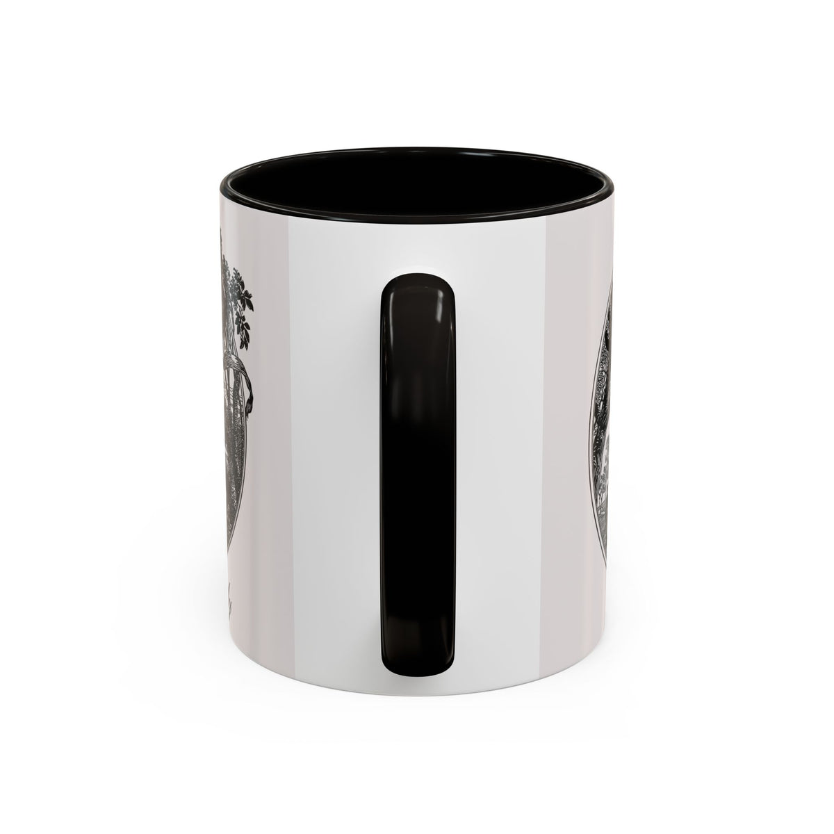Romantic Vintage Silhouette Mug — "Most Ardently" Tea Coffee Cup (11oz/15oz)
