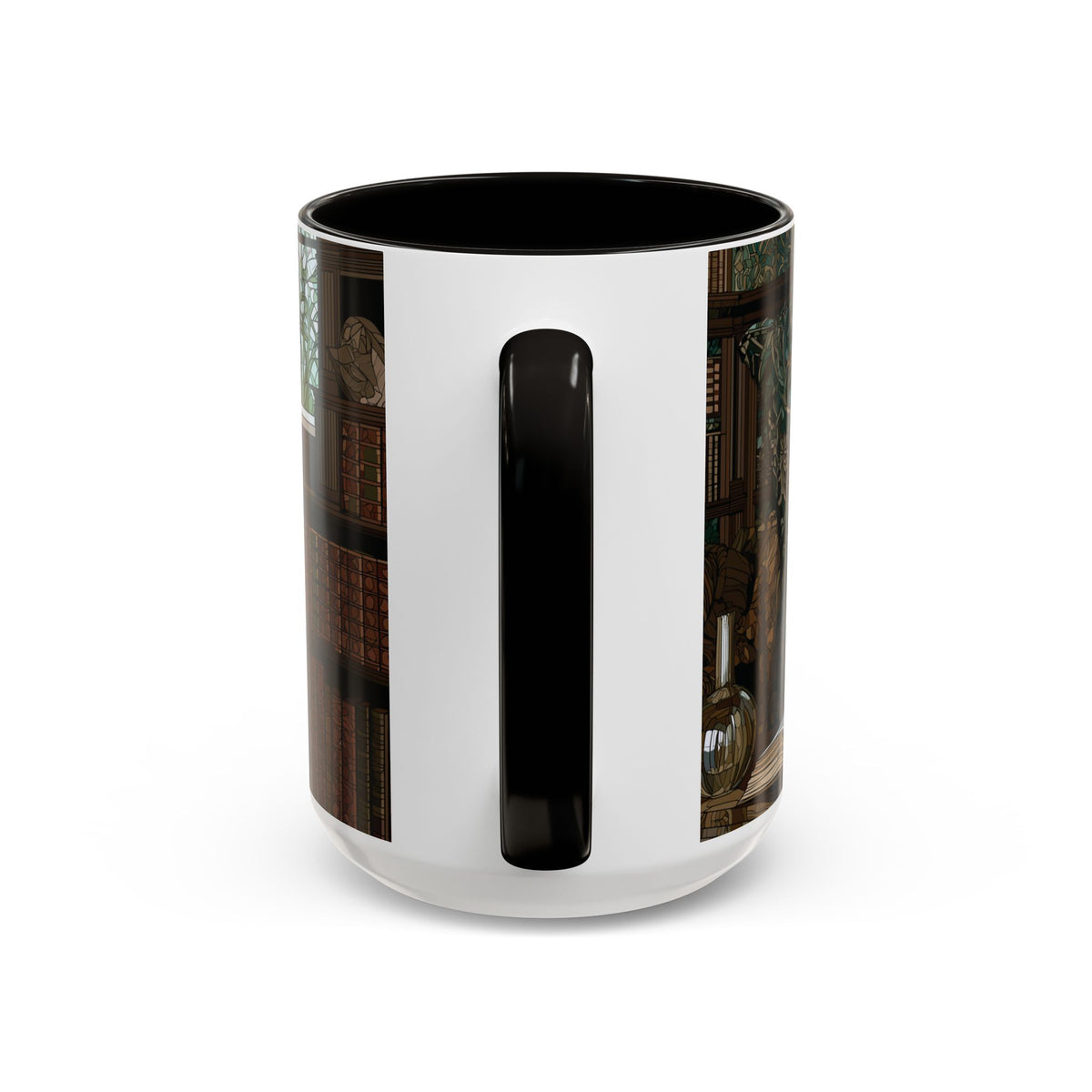 Cozy Reading Nook Cat Mug | Ceramic Coffee Cup 11oz 15oz