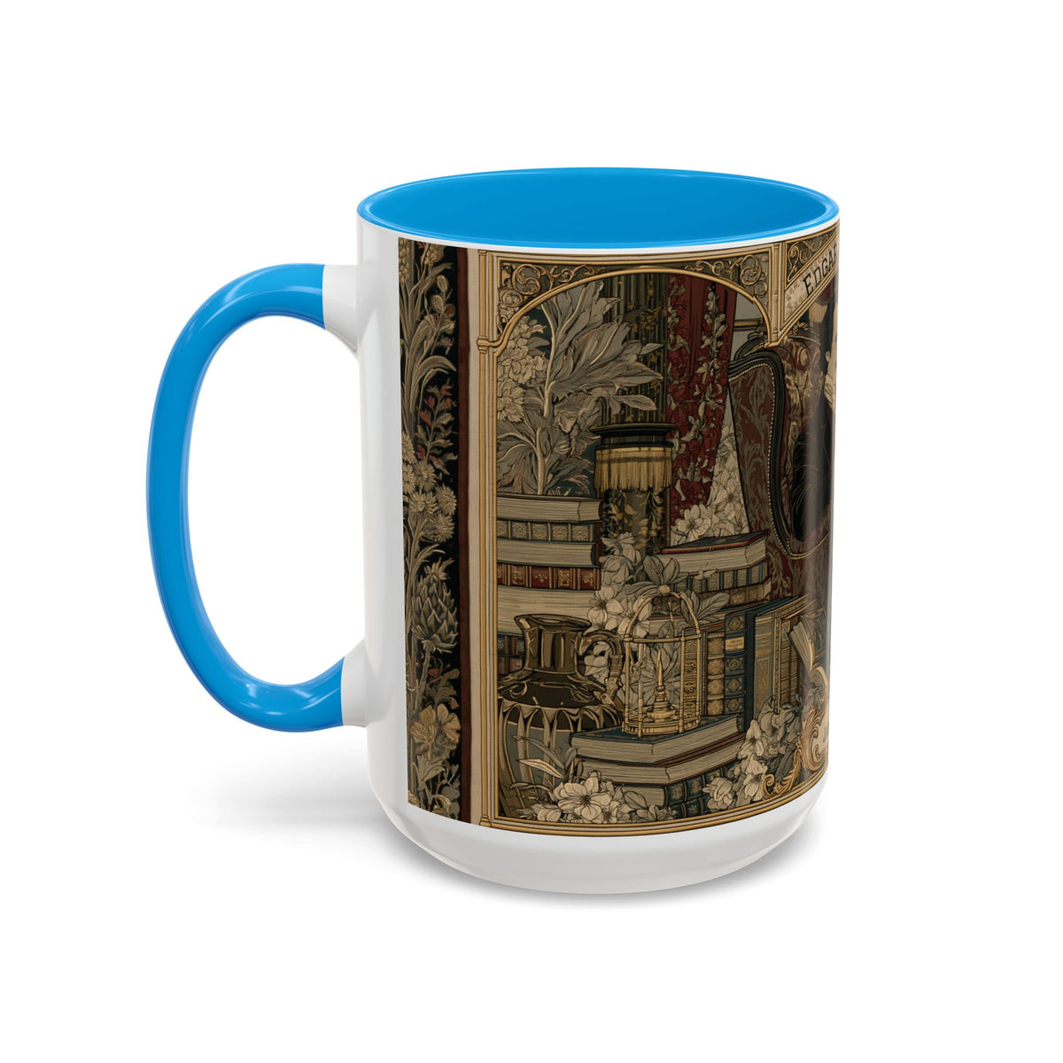 Edgar Allan Poe portrait Mug | Literary Gothic coffee mug