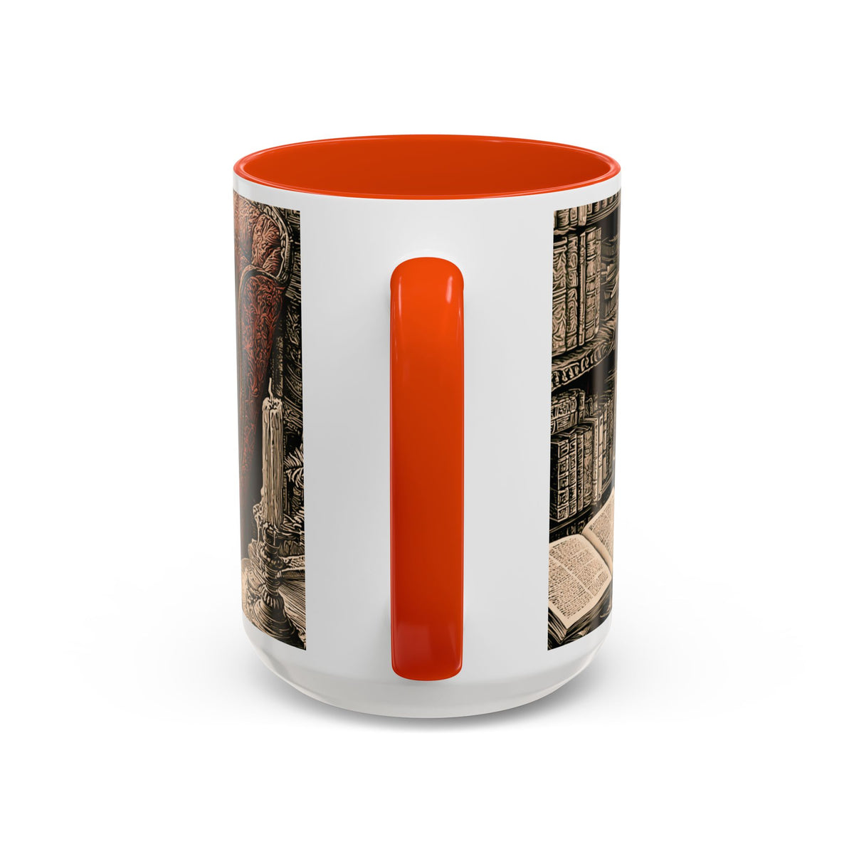 Edgar Allan Poe Raven Portrait Mug | Ceramic Coffee Cup