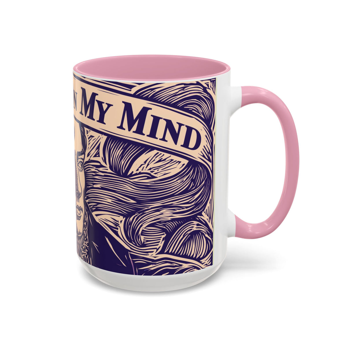 Darcy On My Mind Ceramic Mug — Jane Austen Literary Coffee Cup (11oz/15oz)