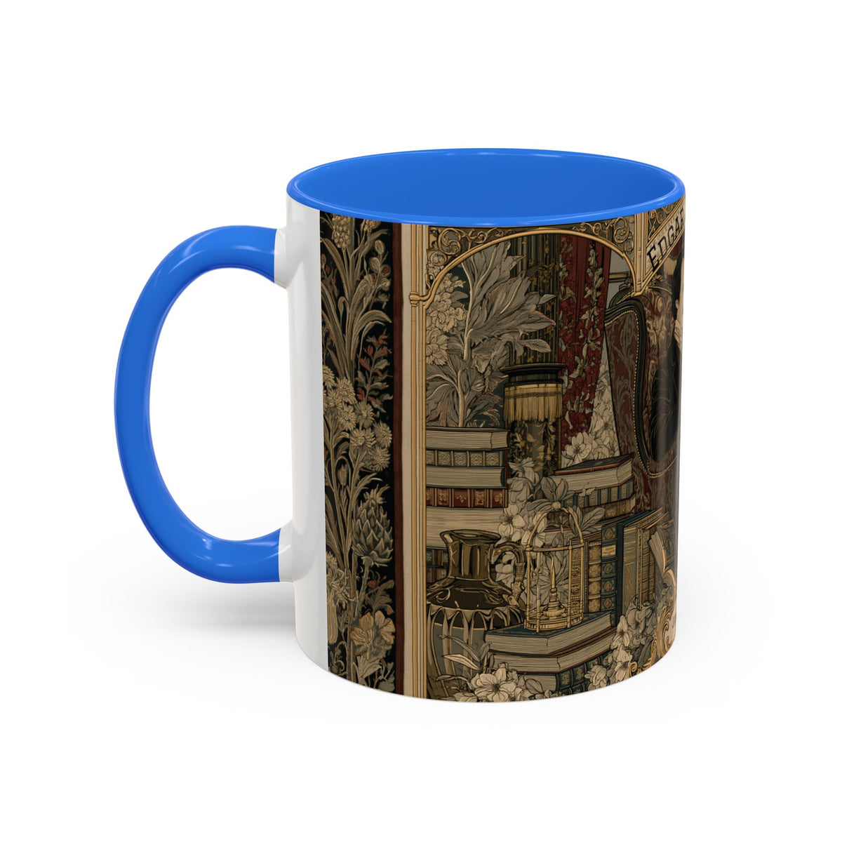 Edgar Allan Poe portrait Mug | Literary Gothic coffee mug