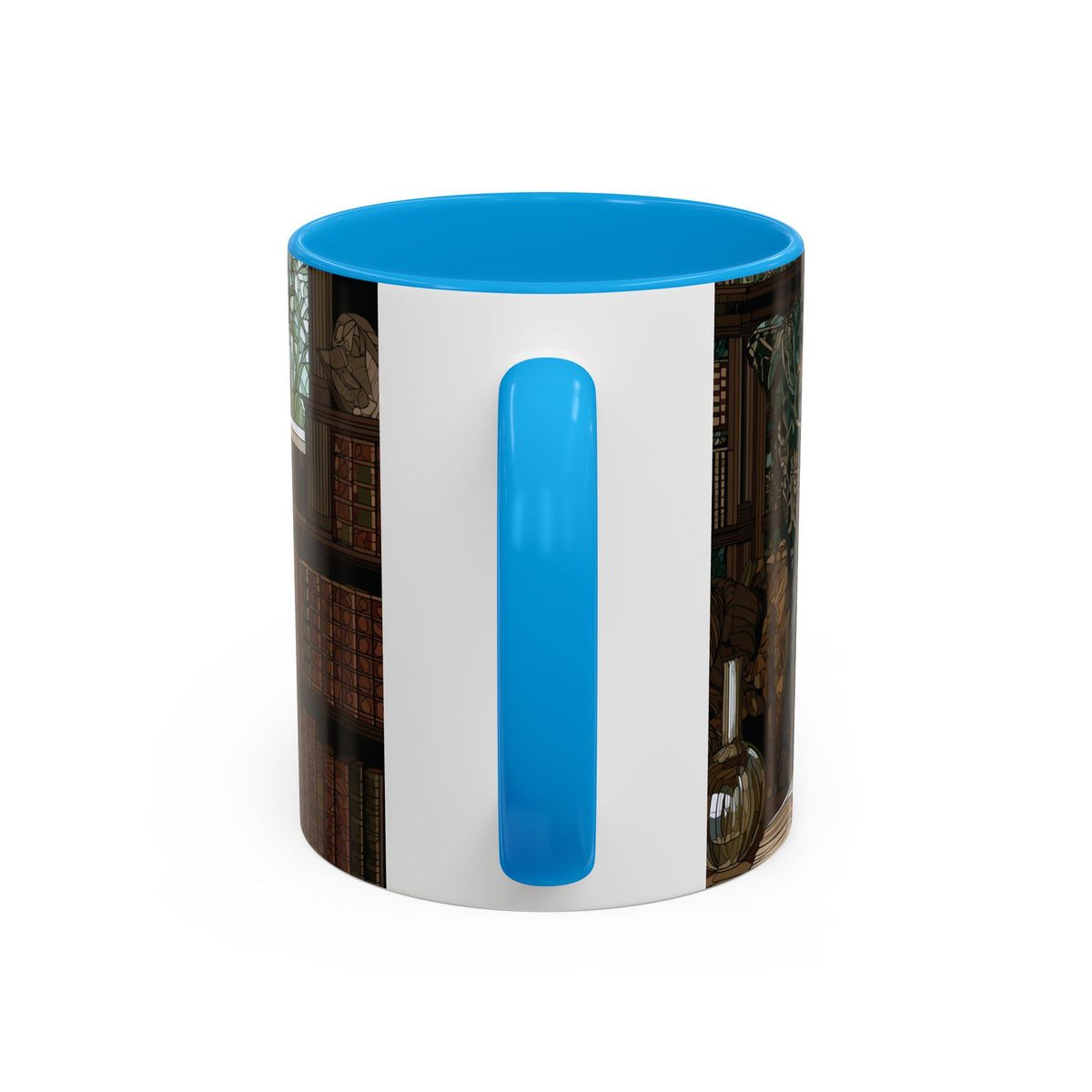 Cozy Reading Nook Cat Mug | Ceramic Coffee Cup 11oz 15oz
