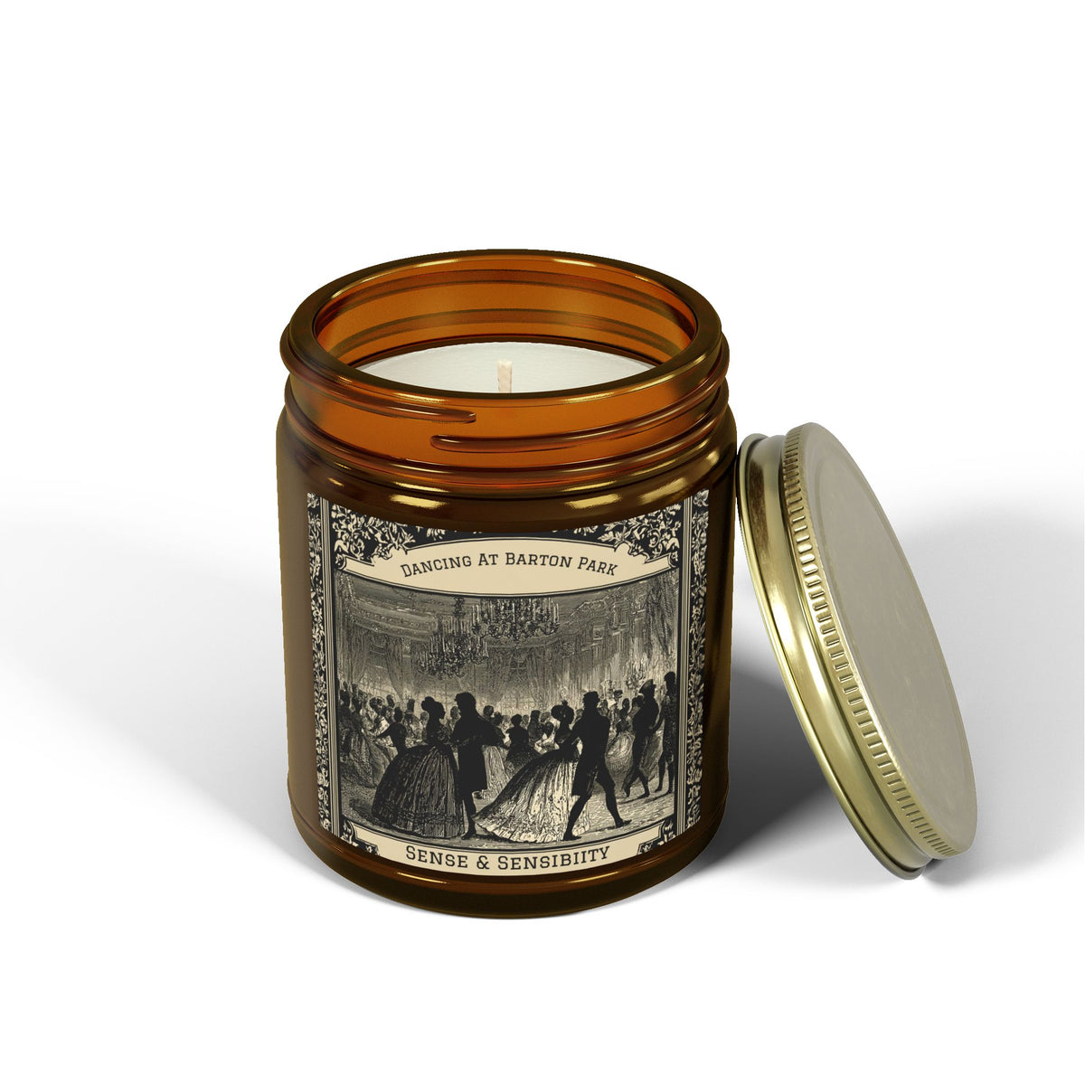Soy Wax Candle — 'Sense & Sensibility' Vintage Jar (4oz & 9oz)
