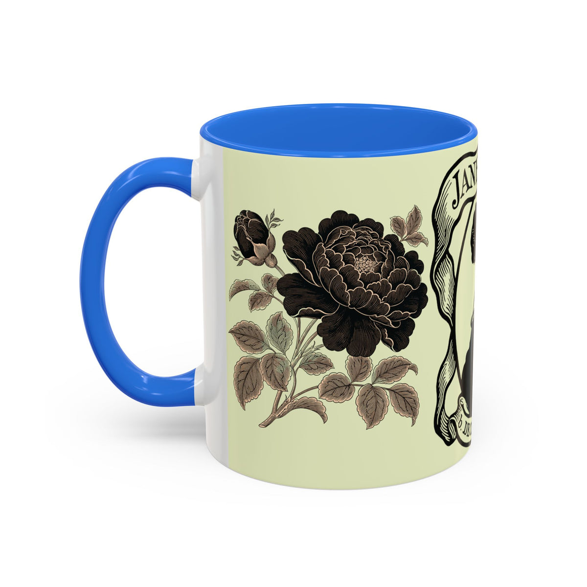 Jane Austen Portrait Ceramic Mug — Literary Tea & Coffee Cup (11oz/15oz)