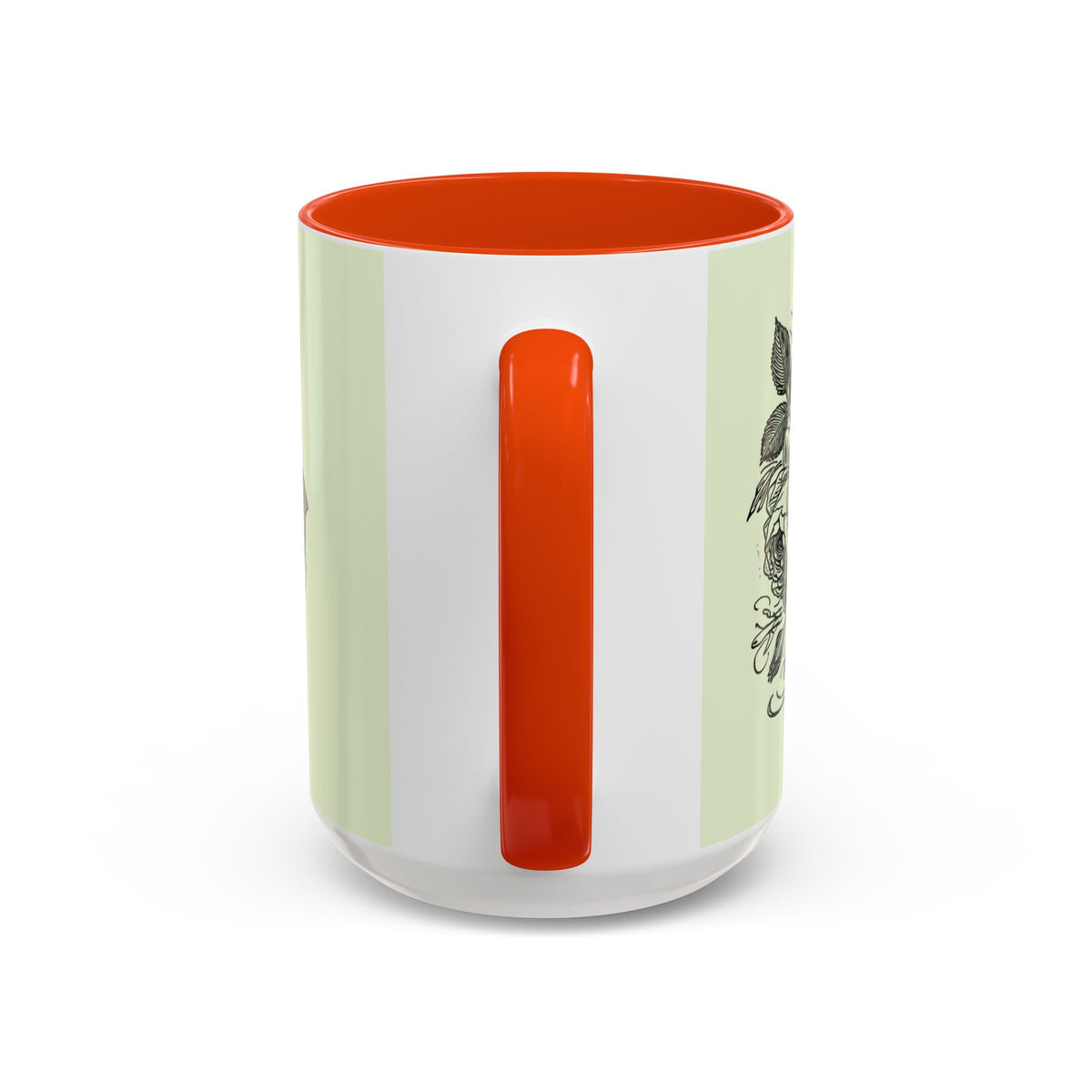 Most Ardently script banner floral Mug | Pink 11 or 15 oz.