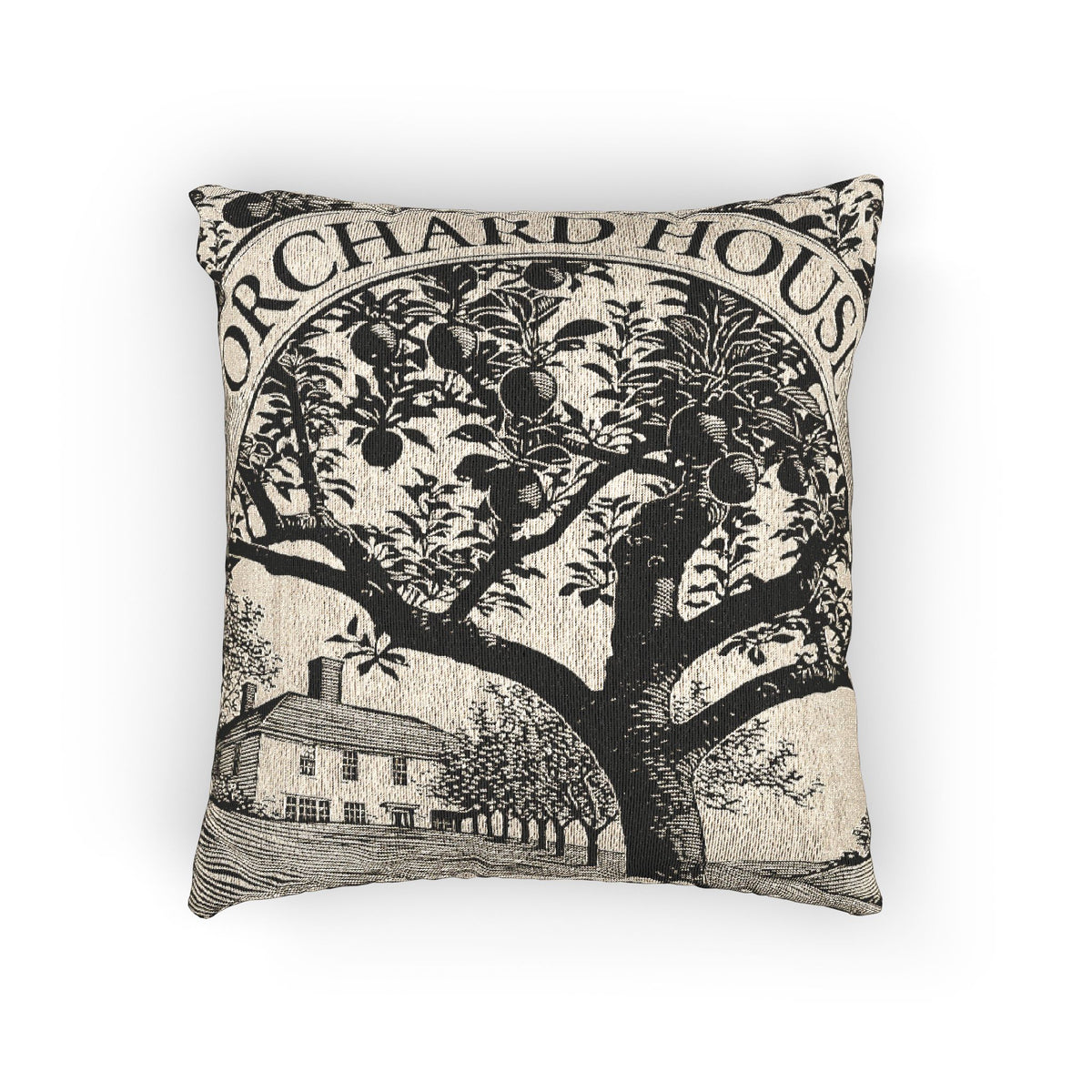 Orchard House Woven Pillow | Little Women Literary Tapestry Pillow