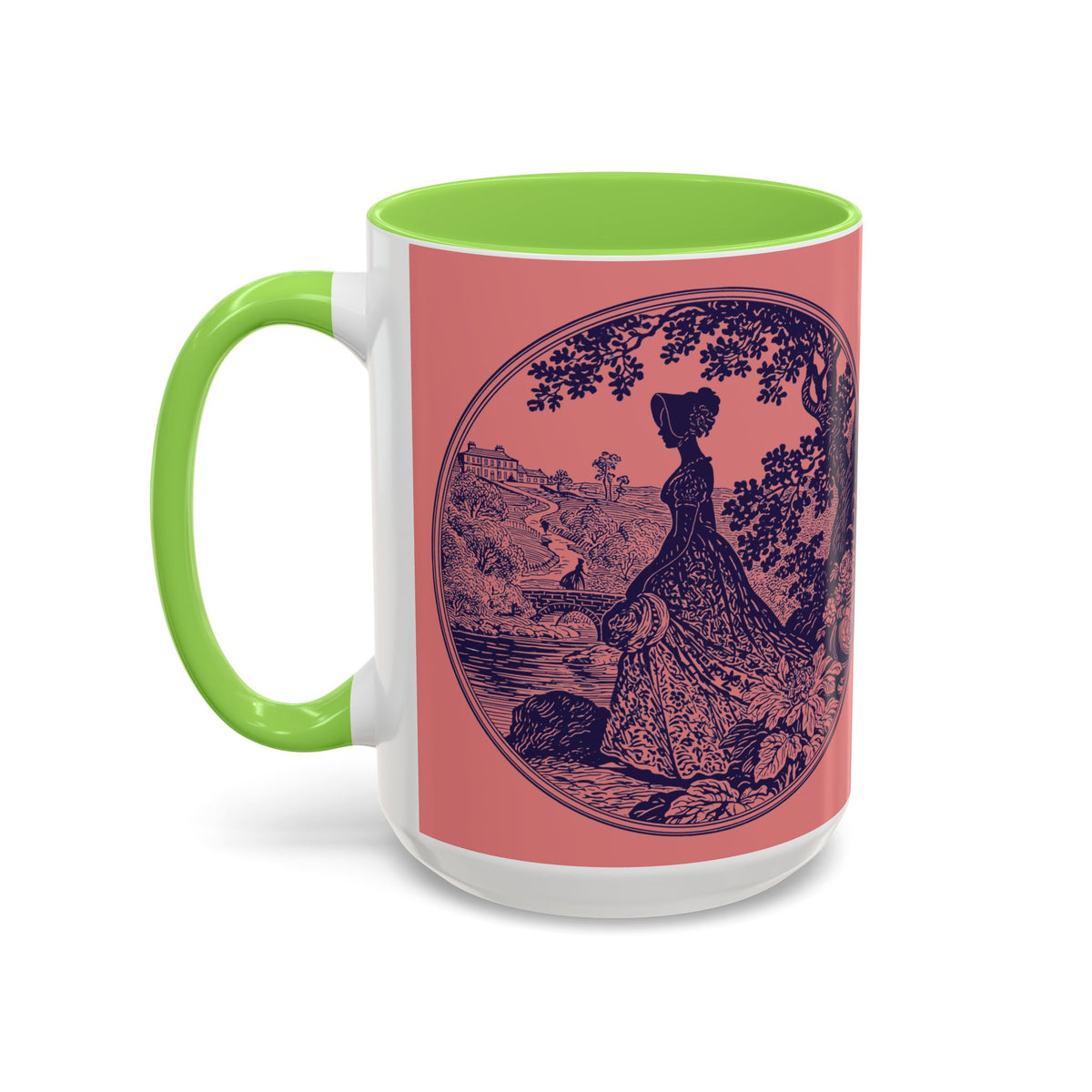 Barely Tolerable Vintage Portrait Mug — Funny Retro Coffee Cup (11oz/15oz)