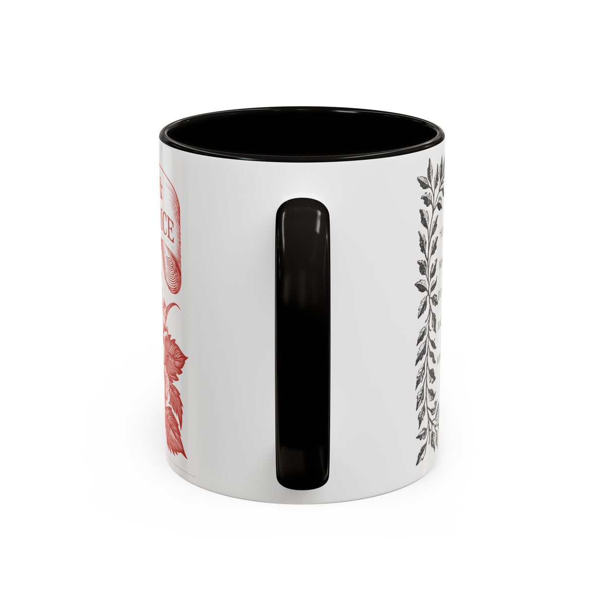 "...follies and nonsense" Elizabeth Bennet Quote  —  Pride & Prejudice Floral Mug (11oz/15oz)