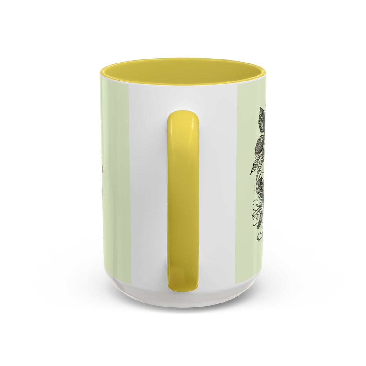 Most Ardently script banner floral Mug | Pink 11 or 15 oz.