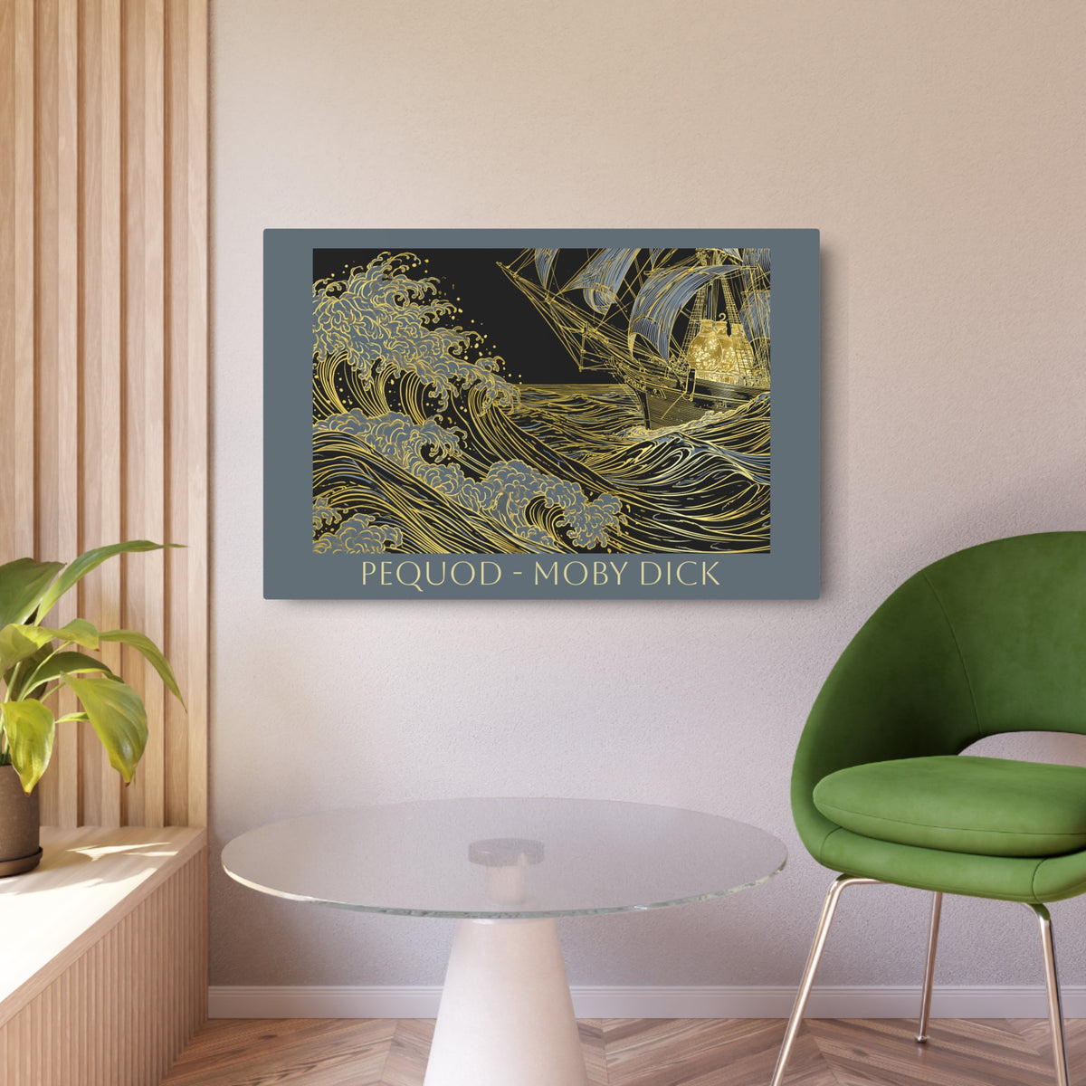 Pequod — Moby Dick Nautical Art Decor