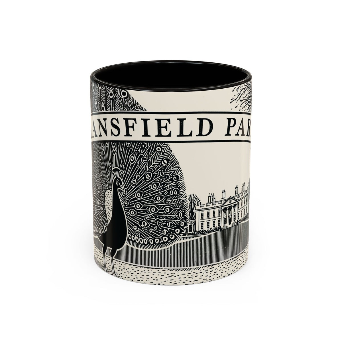 Mansfield Park illustration Mug | Peacock & Estate ceramic mug