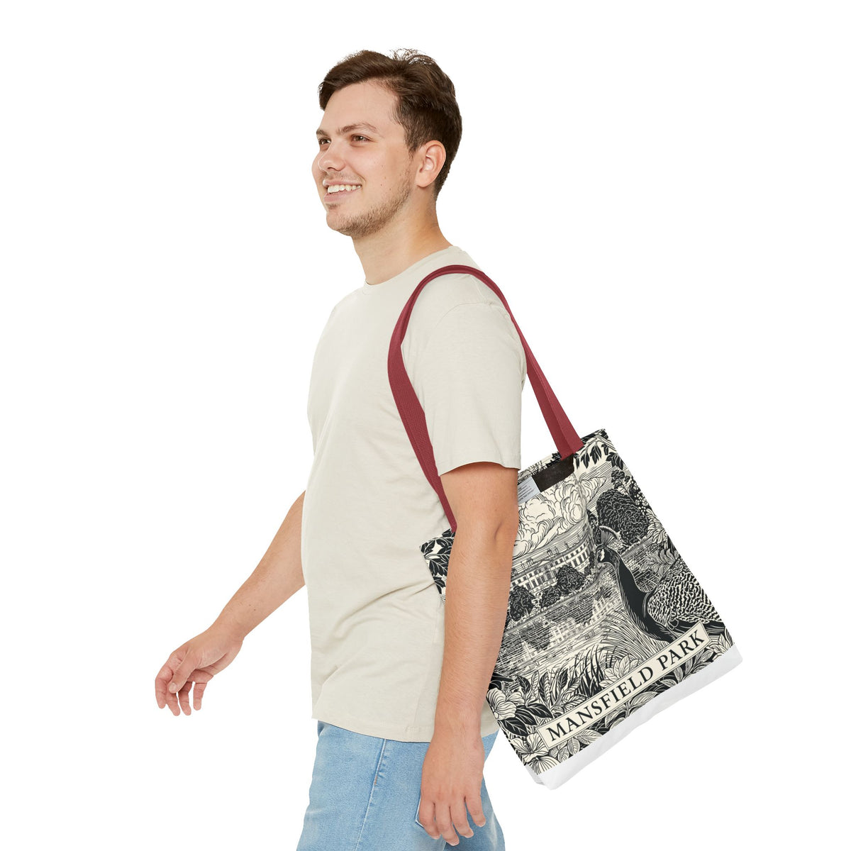 Mansfield Park Vintage Illustration Tote Bag