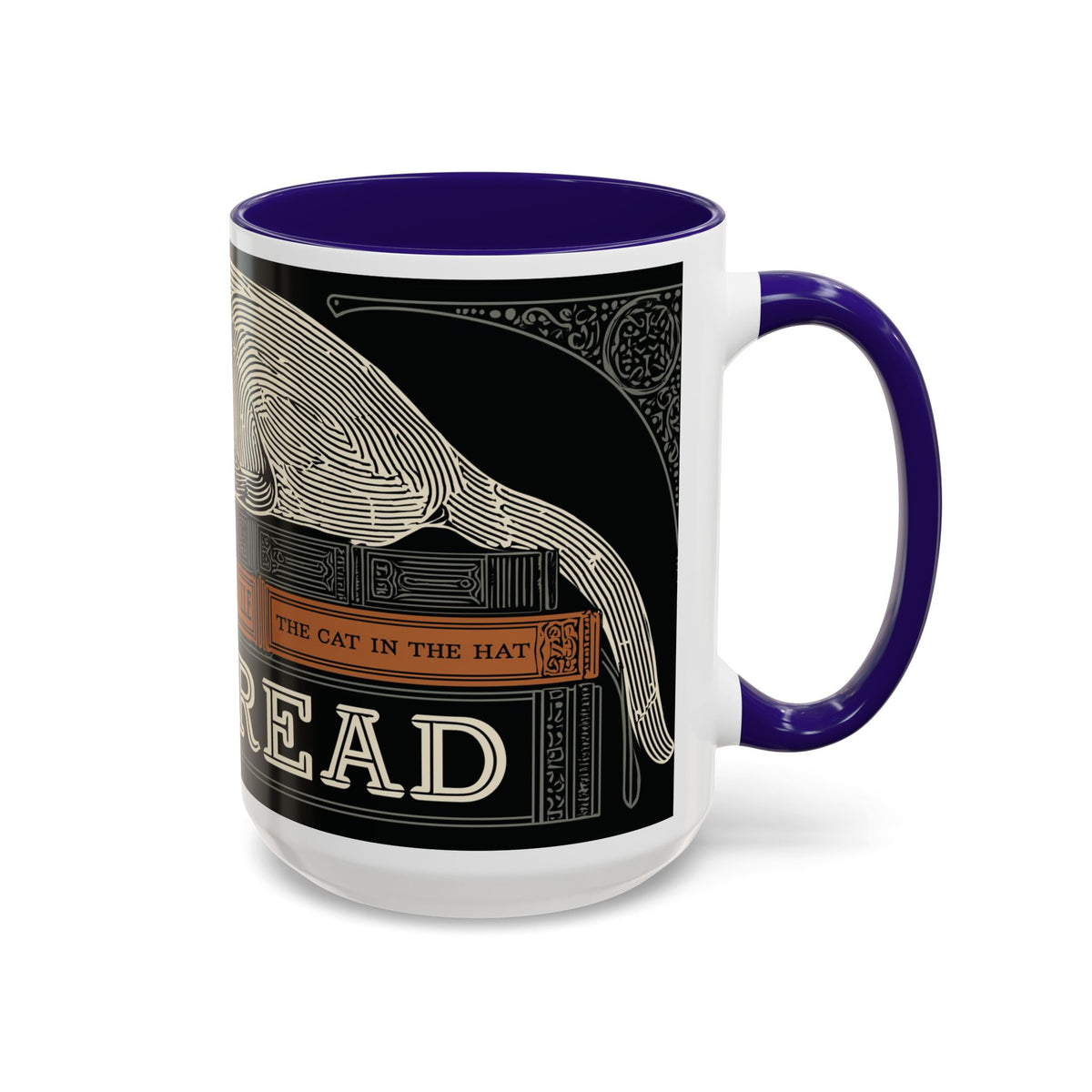 Bookstore Cat-Well Read Cat Mug | Literary Cat Stack Mug
