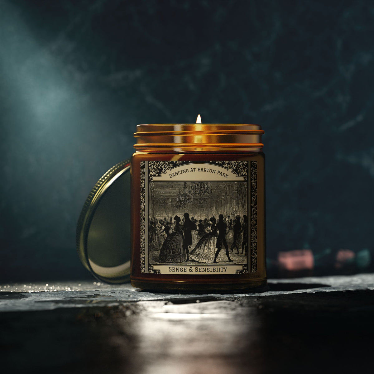 Soy Wax Candle — 'Sense & Sensibility' Vintage Jar (4oz & 9oz)