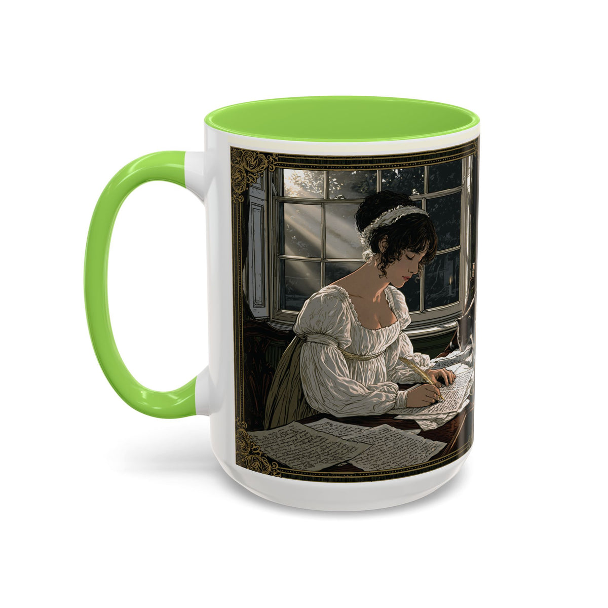 Jane Austen Quote Mug — “Every woman should write...” (11oz & 15oz)