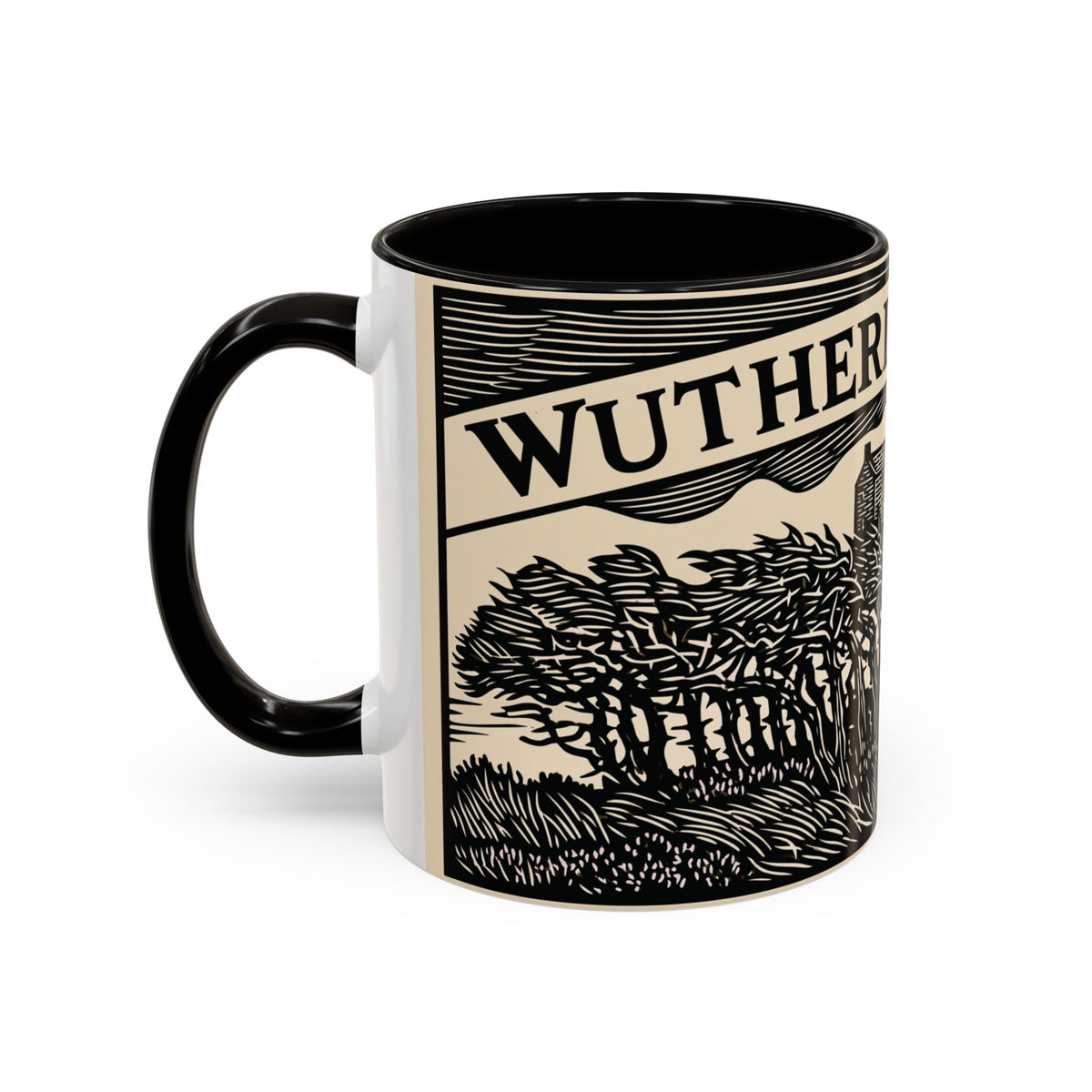 Wuthering Heights Coffee Mug | Emily Brontë Literary Design Mug