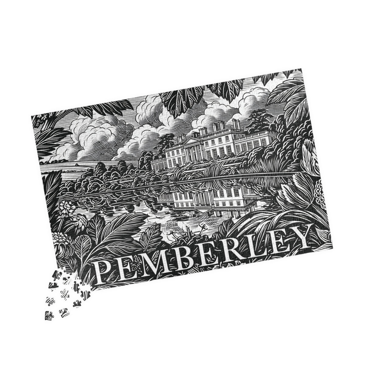 Pemberley Estate Illustration Puzzle | Landscape Jigsaw 110–1014 pieces