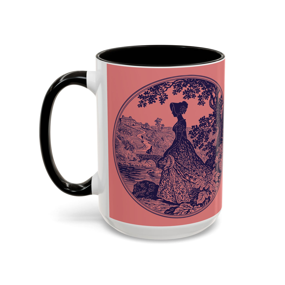 Barely Tolerable Vintage Portrait Mug — Funny Retro Coffee Cup (11oz/15oz)