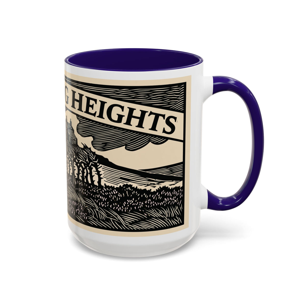 Wuthering Heights Coffee Mug | Emily Brontë Literary Design Mug