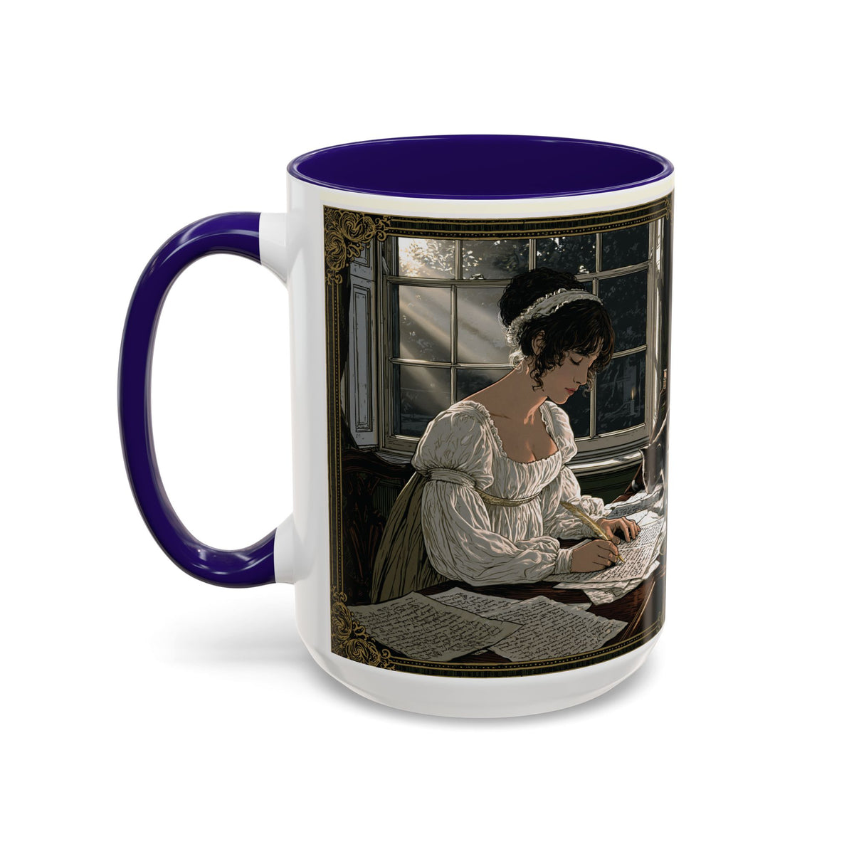 Jane Austen Quote Mug — “Every woman should write...” (11oz & 15oz)