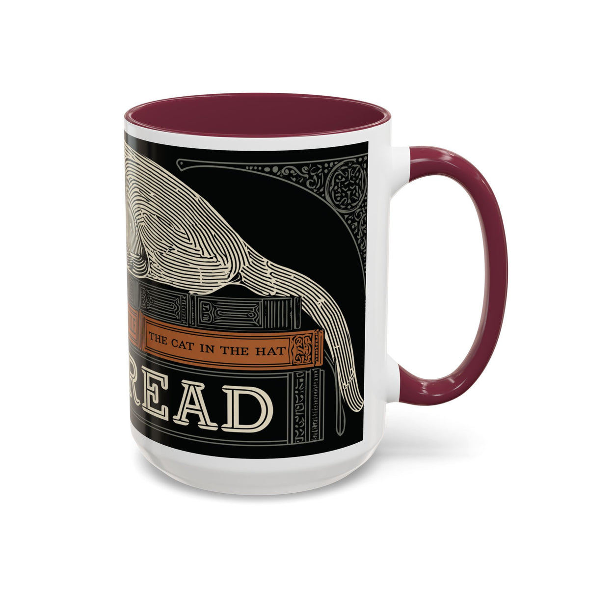 Bookstore Cat-Well Read Cat Mug | Literary Cat Stack Mug