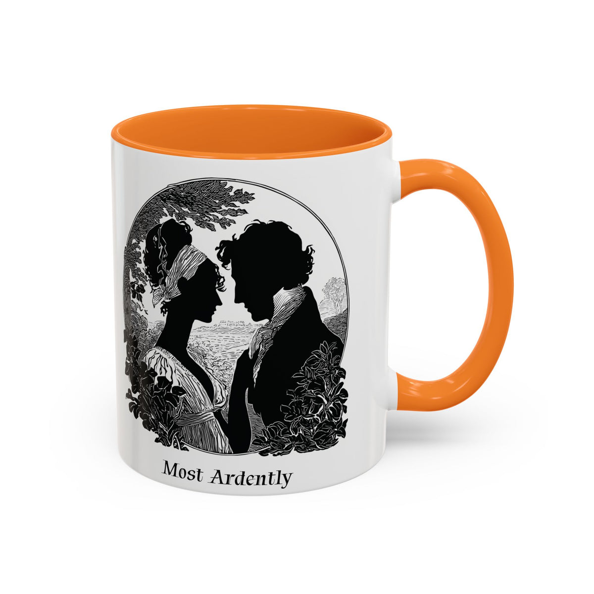 Regency Silhouette 'Most Ardently' Mug, Ceramic Coffee Mug | 11oz or 15oz