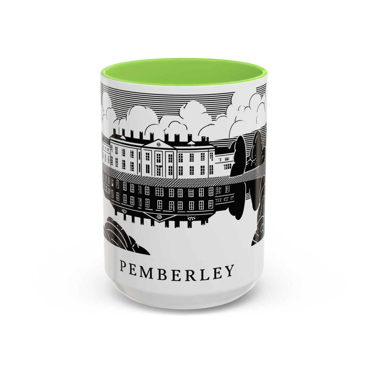 Pemberley Estate Illustration Mug | Ceramic Coffee Cup