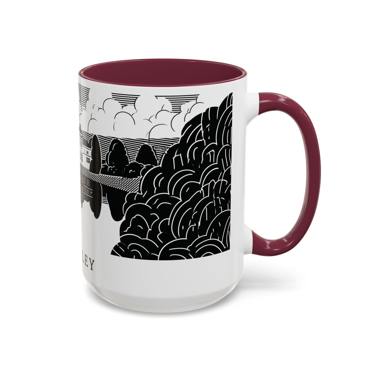 Pemberley Estate Illustration Mug | Ceramic Coffee Cup