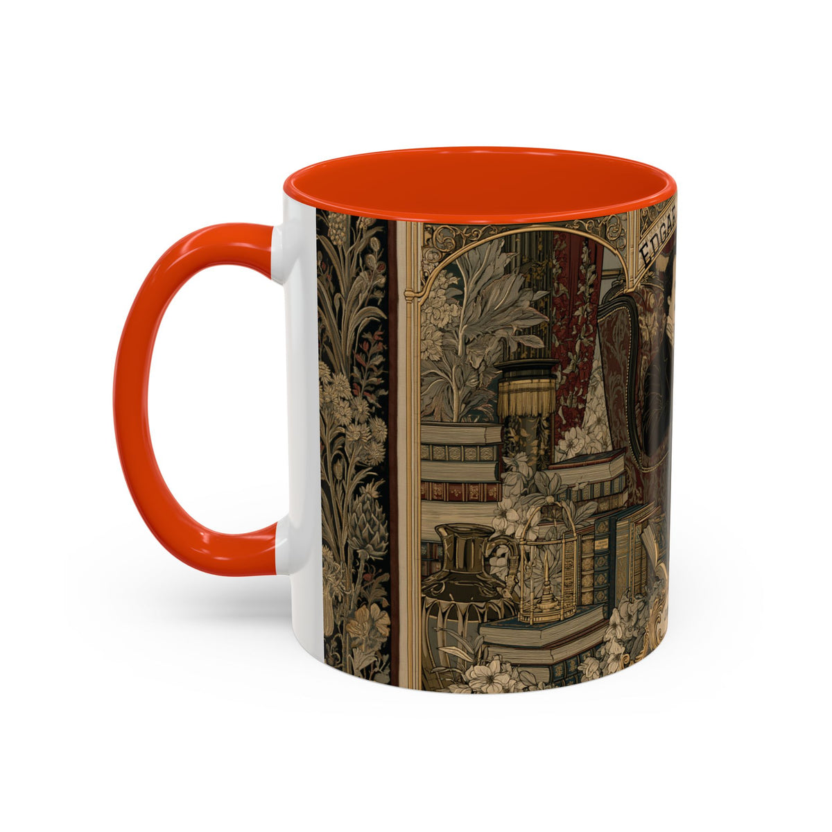 Edgar Allan Poe portrait Mug | Literary Gothic coffee mug