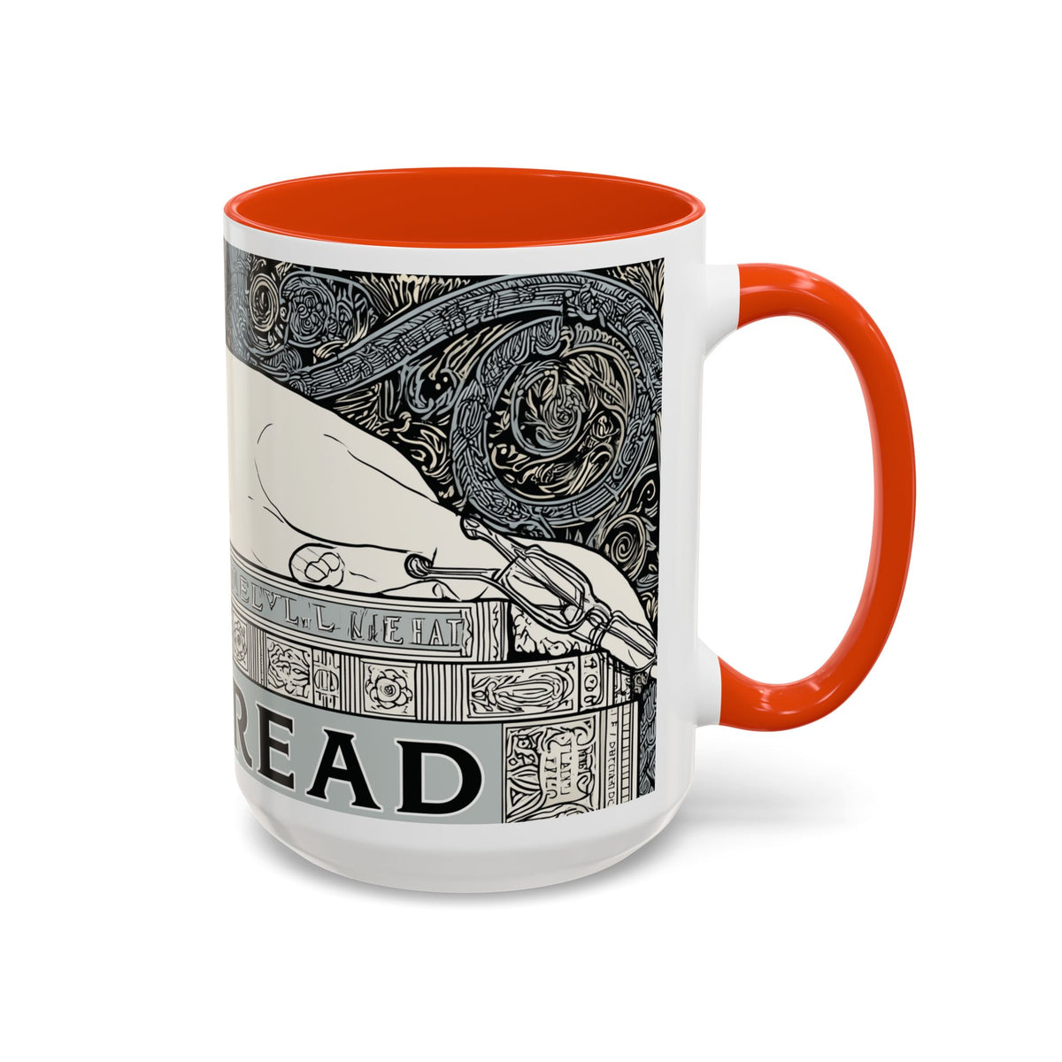Well Read Siamese Cat Mug | Color Accent Ceramic Mug