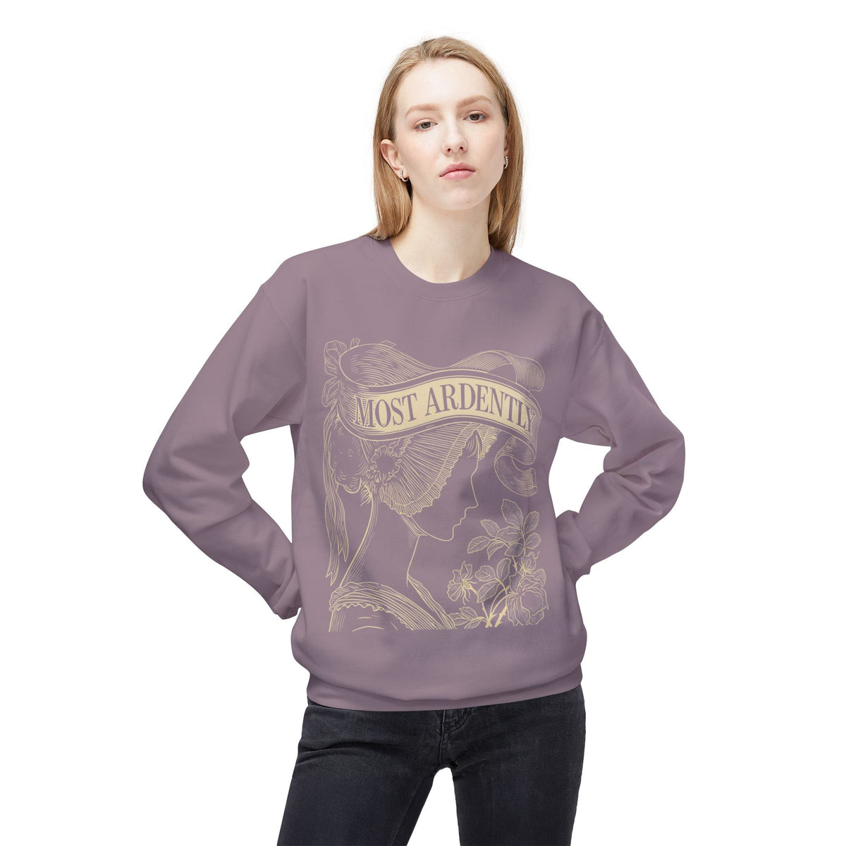 Most Ardently Vintage Floral Crewneck Sweatshirt