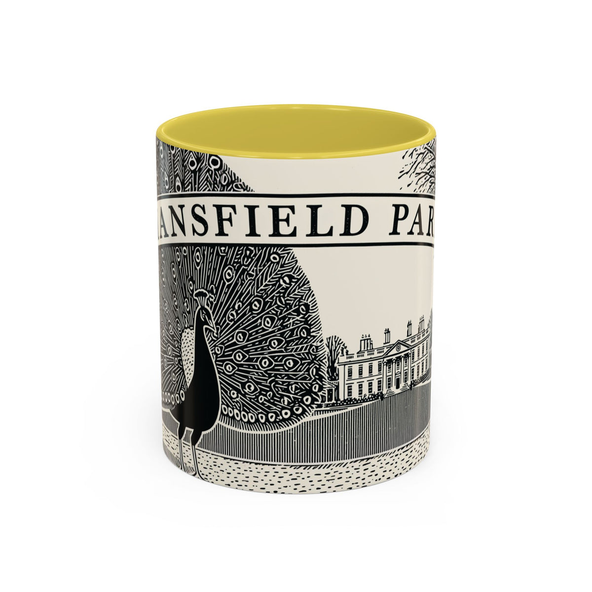 Mansfield Park illustration Mug | Peacock & Estate ceramic mug