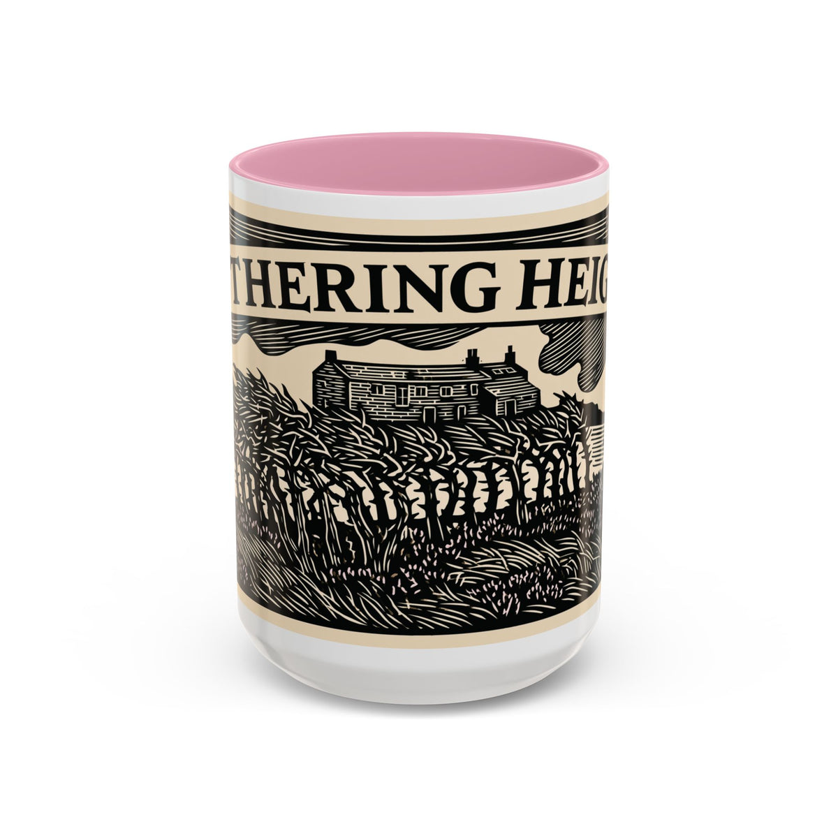 Wuthering Heights Coffee Mug | Emily Brontë Literary Design Mug