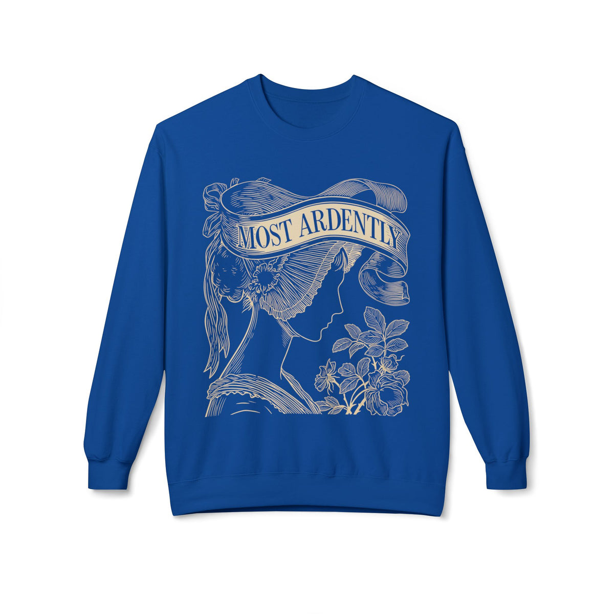 Most Ardently Vintage Floral Crewneck Sweatshirt