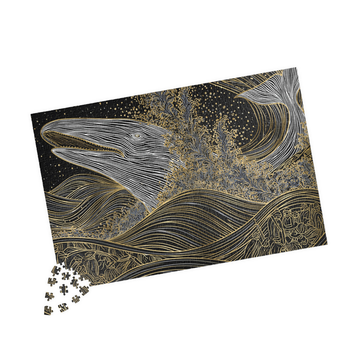 Melville's Moby Dick Puzzle | Ocean Art Jigsaw 110–1014 pcs