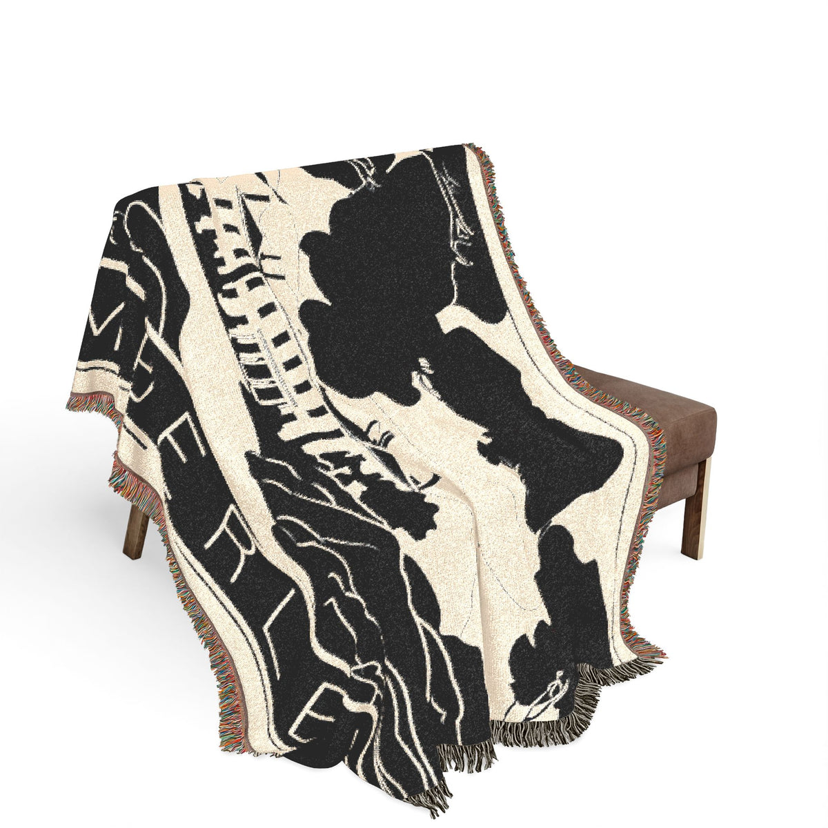 x Pemberley Estate Modernist Woven Blanket | Literary Home Decor - Jane Austen
