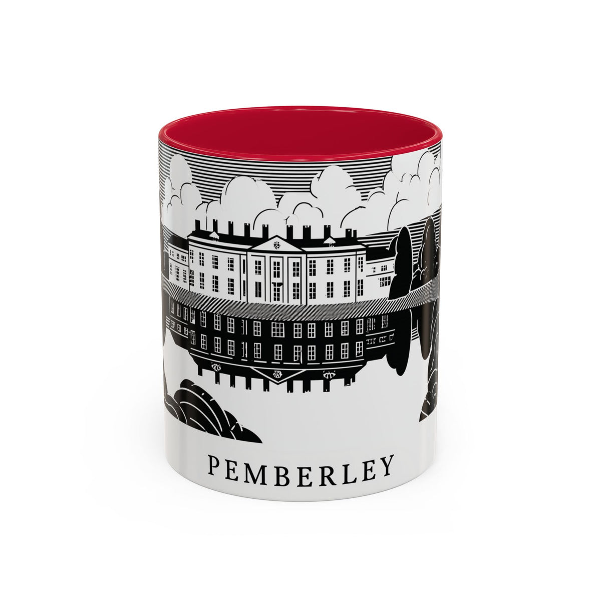 Pemberley Estate Illustration Mug | Ceramic Coffee Cup