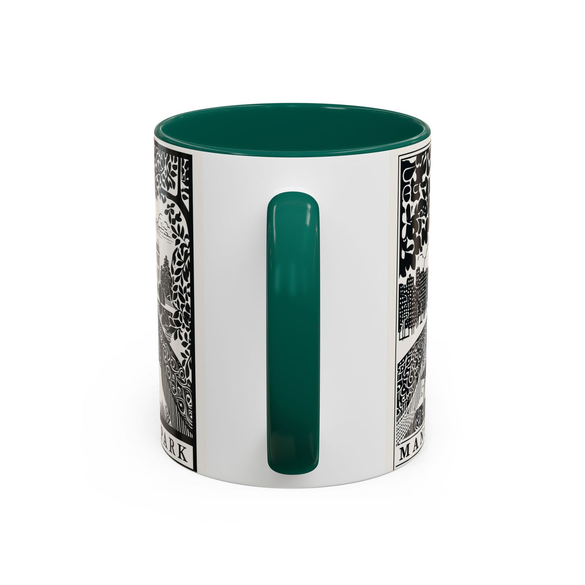 Mansfield Park Peacock Illustration Mug | Vintage Etching Wraparound