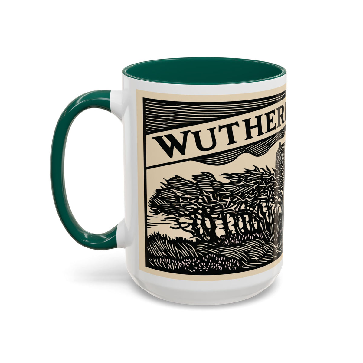 Wuthering Heights Coffee Mug | Emily Brontë Literary Design Mug