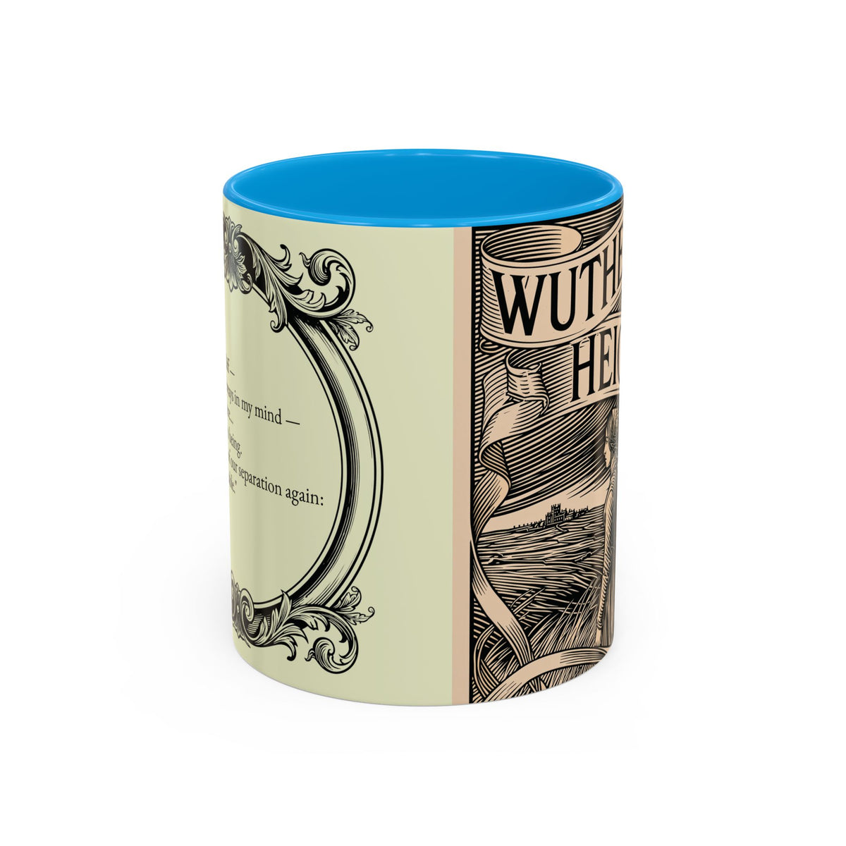 Wuthering Heights Literary Ceramic Mug — Classic Book Cover Coffee Cup (11oz/15oz)
