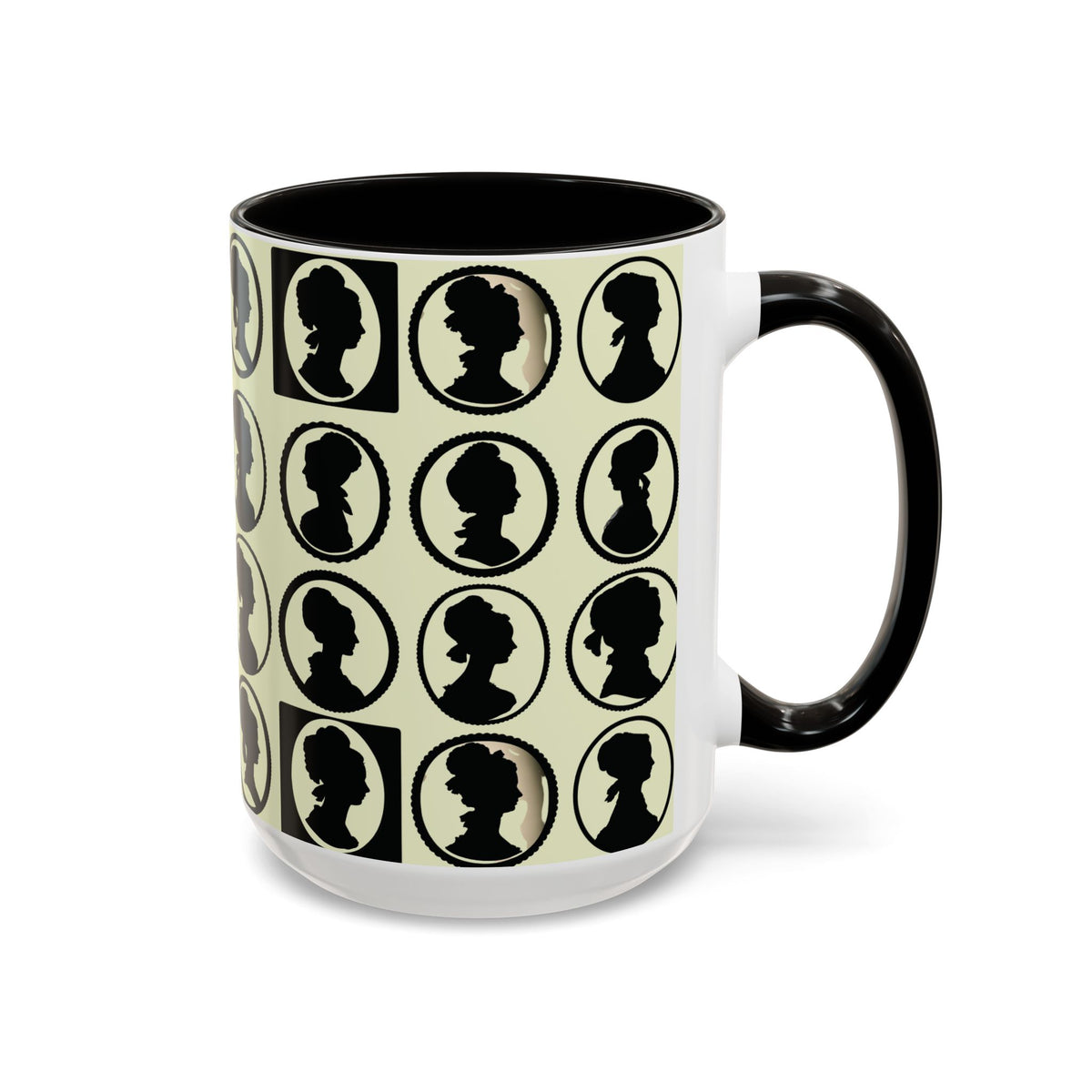 Mansfield Park Peacock Illustration Mug | Vintage Etching Wraparound